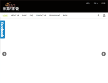 Tablet Screenshot of bighombre.com